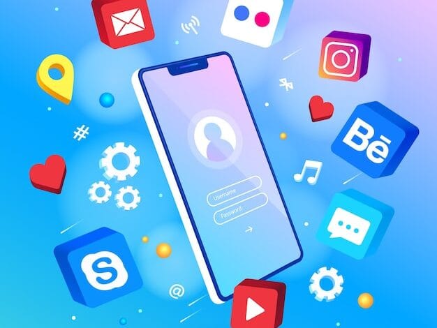 هاتف محمول، أيقونات تطبيقات