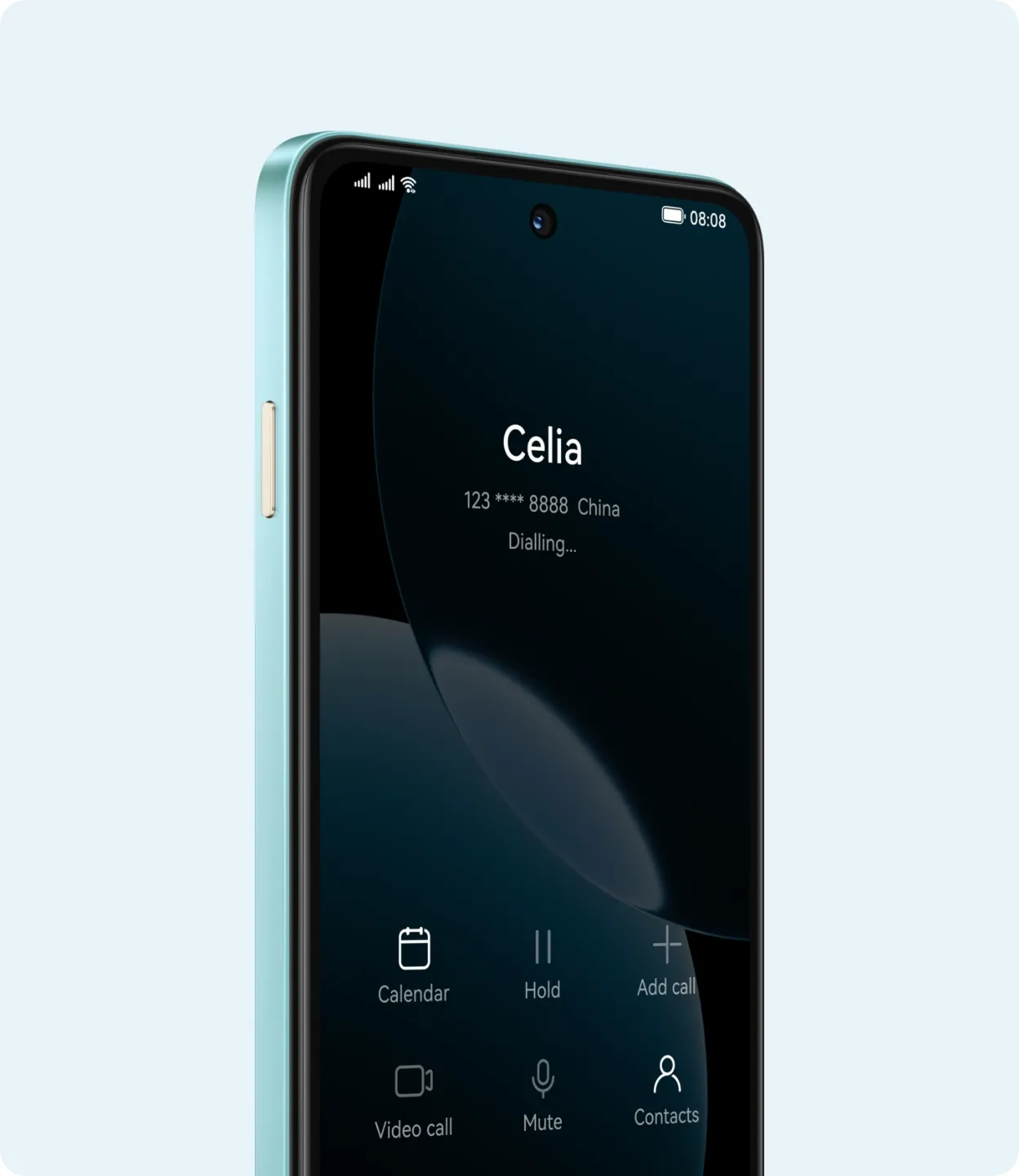 huawei nova y73 x button calling