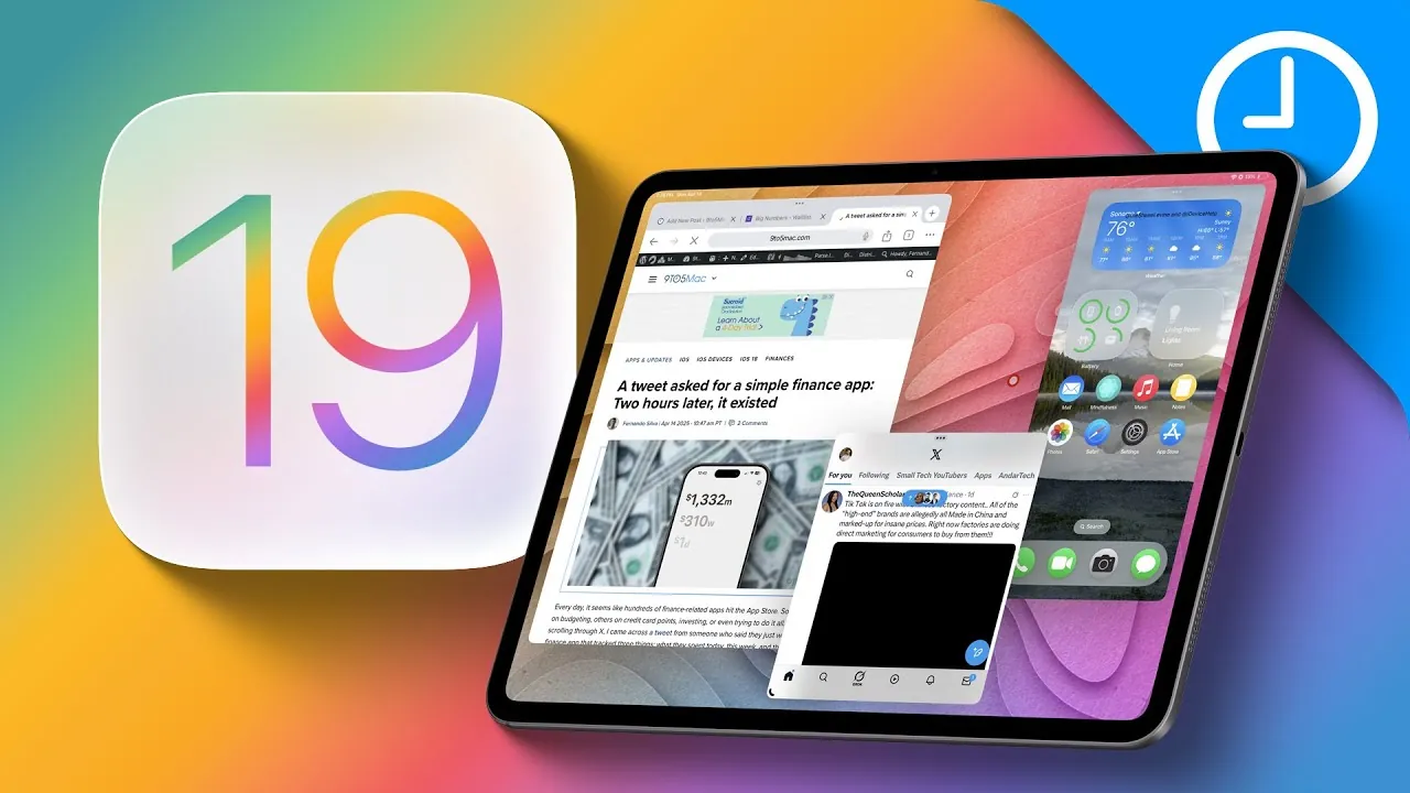 ipados 19 modern interface design
