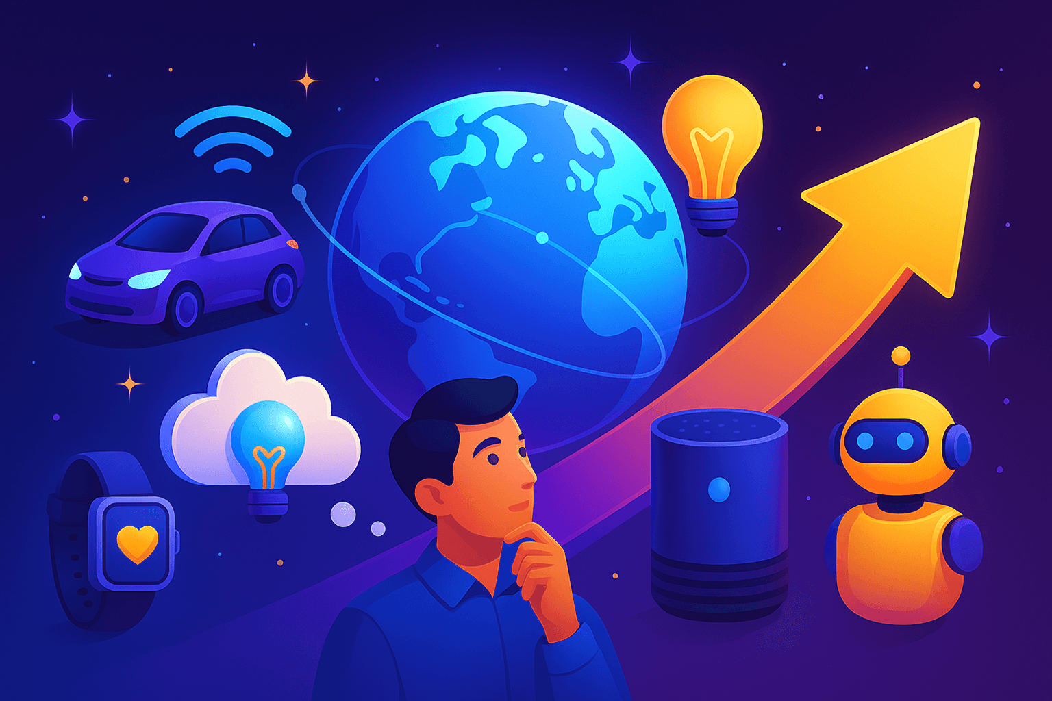 مستقب انترنت الاشياء، المستقبل، الفضاء