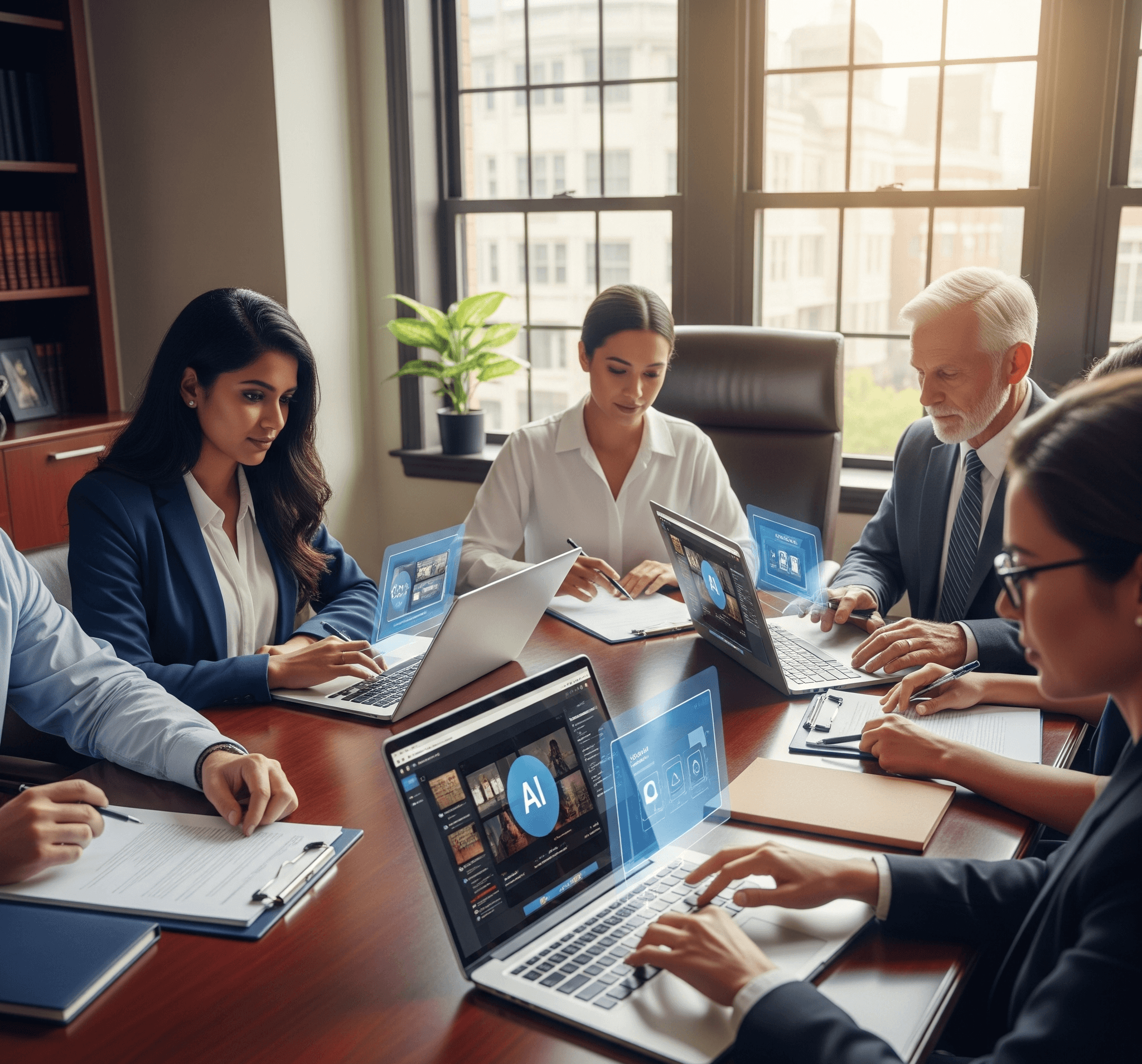 محامون يعدون المذكرات القانونية باستخدام الذكاء الاصطناعي