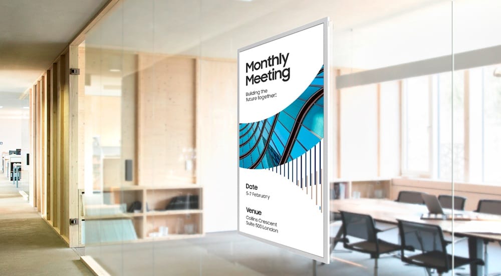 سامسونج تطلق تقنية الورق الالكتروني الملون المبتكرة في عالم اللافتات الرقمية 2 Samsung TVs and Displays Samsung Color E Paper EM32DX Digital Signage Global Launch main4