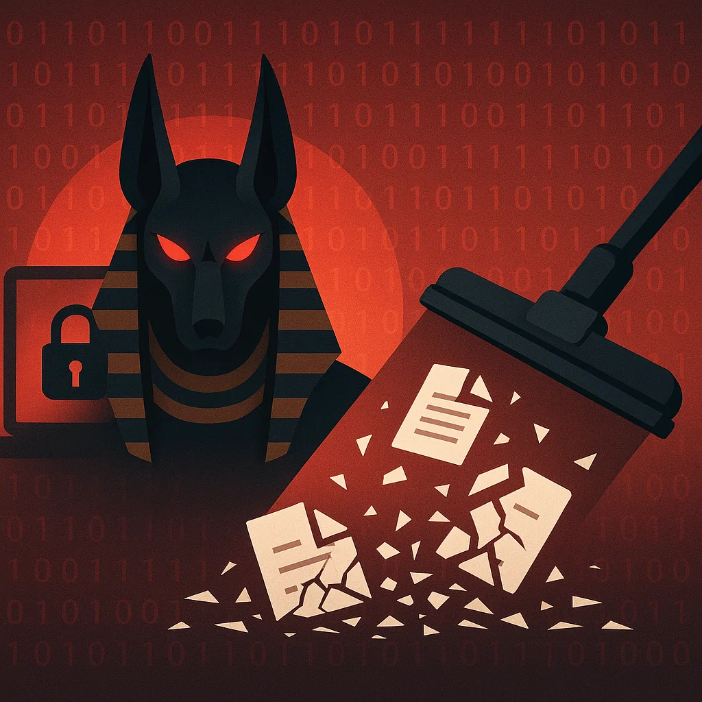 برنامج الفدية Anubis يضيف أداة تدمير الملفات نهائيًا ويمنع استرجاعها 3