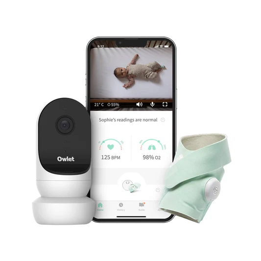 Owlet Monitor Duo 3 Smart Sock 3 Cam 2 Video