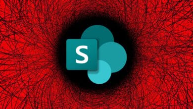 sharepoint red circl