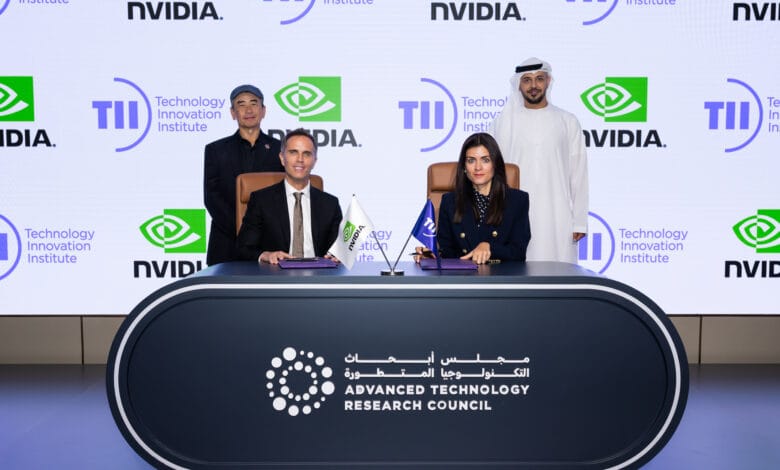 مختبر مشترك بين إنفيديا وأبوظبي لتطوير الذكاء الاصطناعي والروبوتات 1 TII x NVIDIA photo