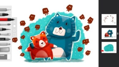 4 الرسم على iPad