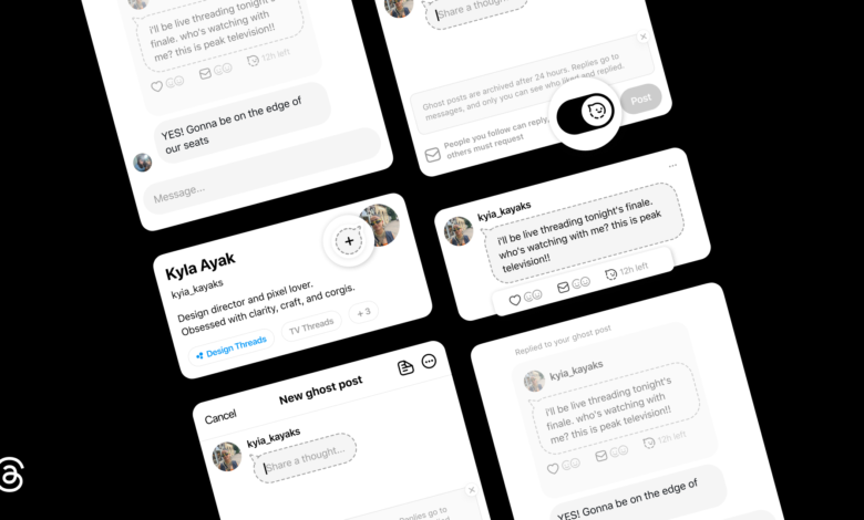 Introducing Ghost Posts on Threads Share in the Moment Header