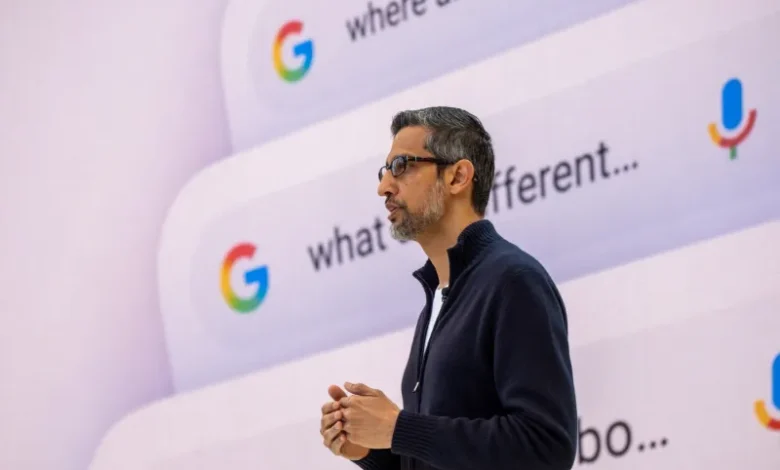 رئيس جوجل يحذر: لا تثقوا بكل ما تقوله أدوات الذكاء الاصطناعي 1 AFP 20250520 47H43YX v1 MidRes GoogleIODevelopersConference 1.jpg