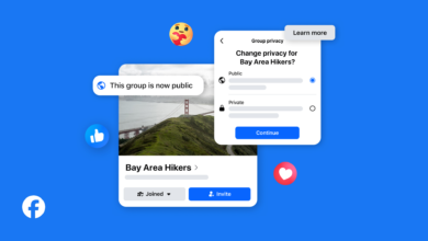 تحديث فيسبوك الجديد: تحويل المجموعات الخاصة إلى عامة 22 Facebook Groups Private to Public Update Header