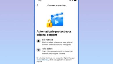 facebook content protection