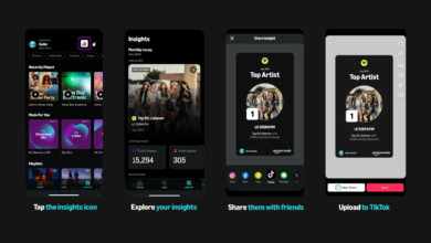 تيك توك يدعم مشاركة المحتوى من أمازون ميوزيك مباشرة 1 how to use amazon music share to tiktok feature