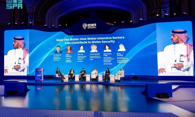 المؤتمر العالمي للمياه في السعودية يكرم حلولاً مبتكرة لإدارة الموارد المائية 1 المؤتمر العالمي للمياه في السعودية يكرم حلولًا تقنية مبتكرة لإدارة الموارد المائية ومواجهة التحديات