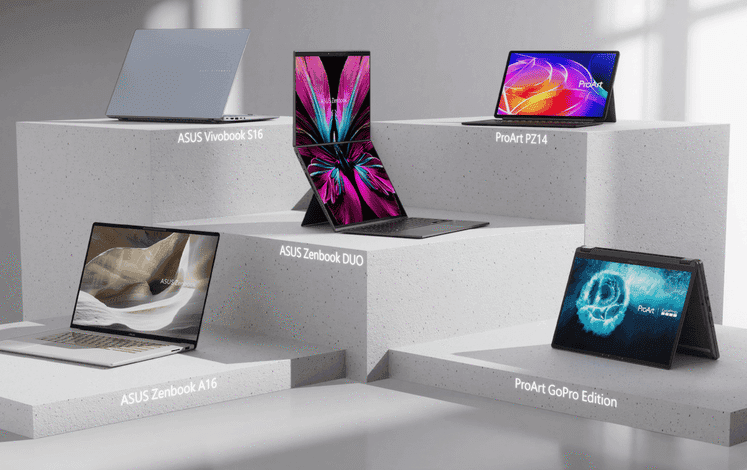 أسوس في معرض CES 2026: مجموعة واسعة من الحواسيب المتطورة مدعومة بالذكاء الاصطناعي