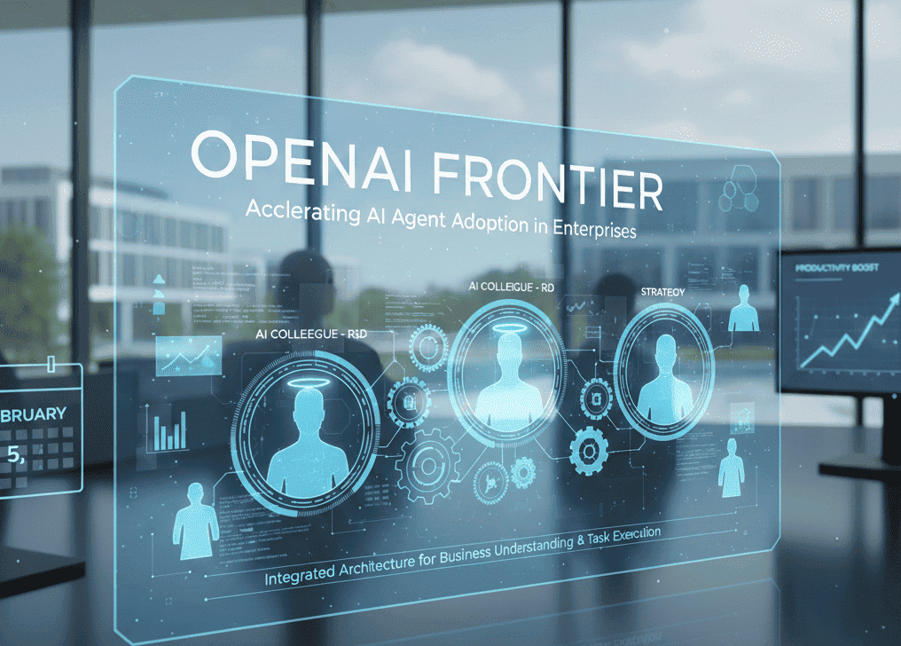 إطلاق منصة Frontier لتسريع اعتماد الوكلاء الذكيين في المؤسسات منصة Frontier تضم وكلاء يعملون كزملاء رقميين لإنجاز المهام بكفاءة