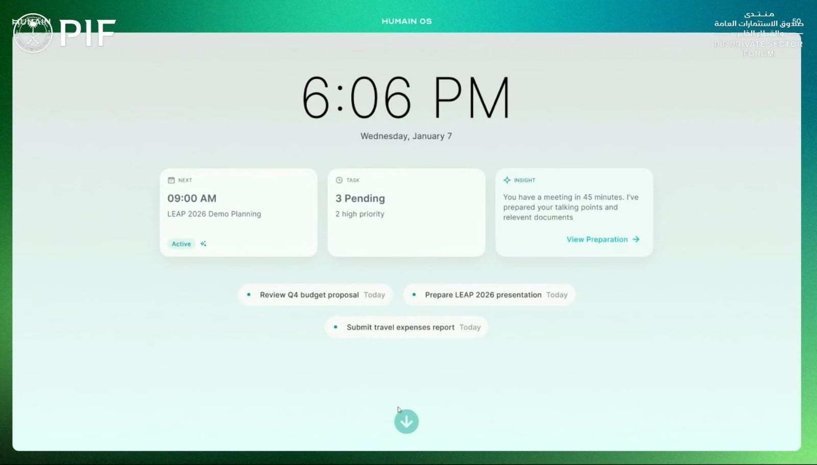 السعودية: Humain OS نظام تشغيل بالذكاء الاصطناعي 