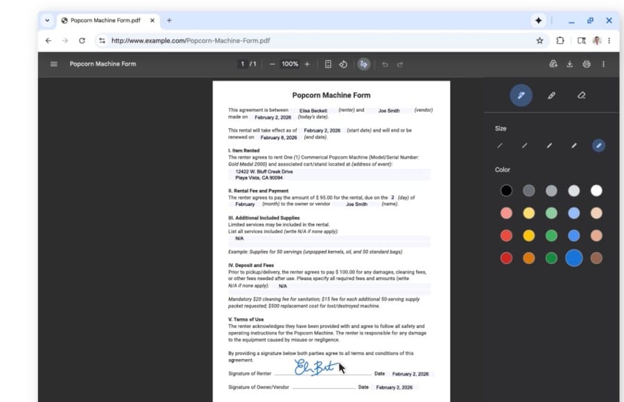 ثلاث تحديثات جديدة قد تغيّر طريقة عملك على المتصفح Chrome، ميزة التعليقات التوضيحية لملفات PDF