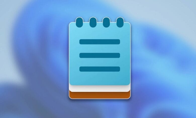 the windows 11 notepad logo icon