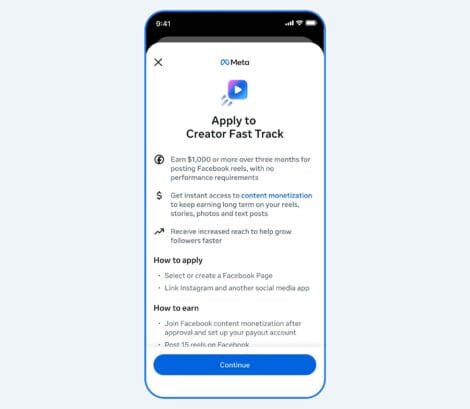 فيسبوك تطلق برنامج "المسار السريع" لاستقطاب صناع المحتوى وزيادة الأرباح