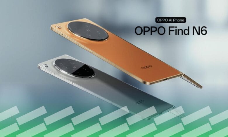 أوبو تكشف رسمياً عن هاتفها القابل للطي الجديد "OPPO Find N6"