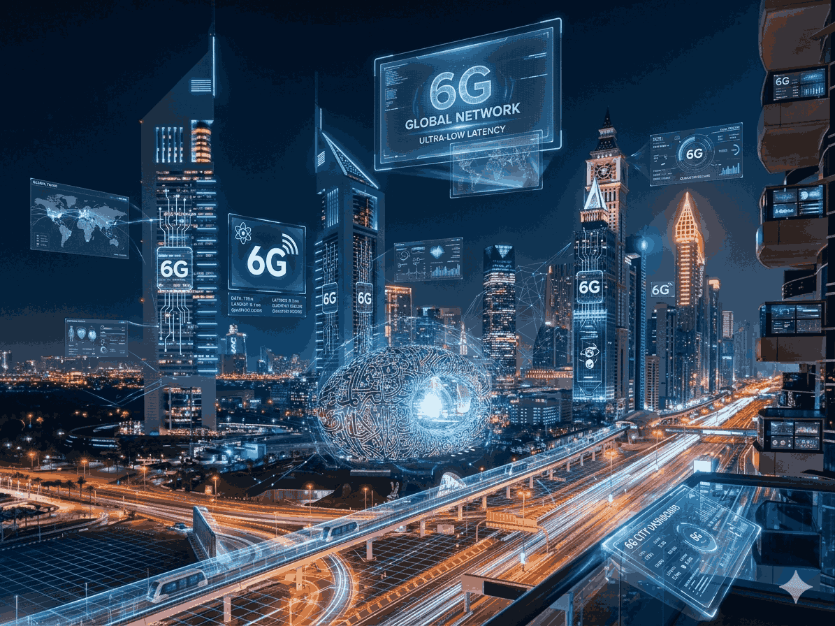 أطلقت دولة الإمارات العربية المتحدة أول منظومة تجارية في العالم لنطاق التردد العلوي (6) جيجاهرتز (U6GHz)