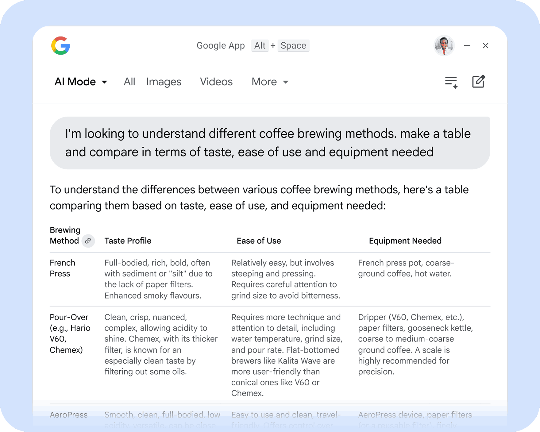 Google App for Desktop.. تطبيق جديد من «جوجل» يوحّد تجربة البحث على سطح المكتب بقدرات «Gemini» 