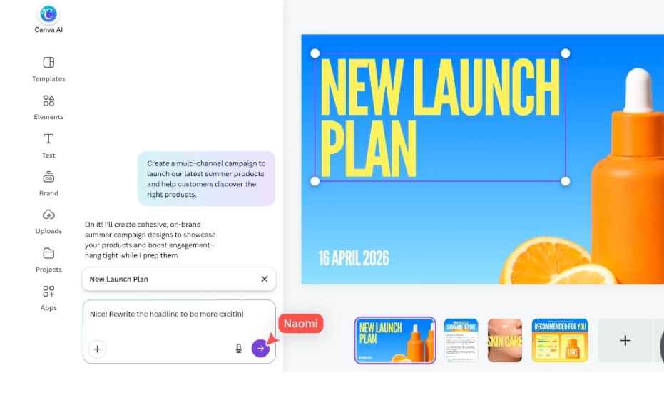 قفزة جديدة من «Canva»… ذكاء اصطناعي إبداعي يحوّل الأفكار إلى تصاميم احترافية بدون إنترنت