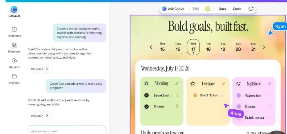 قفزة جديدة من «Canva»… ذكاء اصطناعي إبداعي يحوّل الأفكار إلى تصاميم احترافية بدون إنترنت