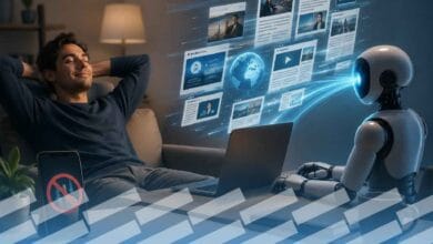 «NoScroll»: تطبيق مبتكر يتصفح الإنترنت نيابة عنك لمواجهة «الإجهاد الرقمي»