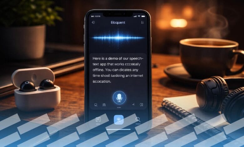 «Eloquent»: تطبيق جديد يحول الكلام إلى نص دون إنترنت على نظام «iOS»