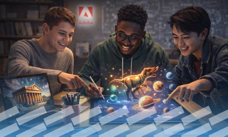 «أدوبي» تطلق «مساحات الطلاب» لإنشاء مواد تعليمية مبتكرة بالذكاء الاصطناعي 1 «أدوبي» تطلق «مساحات الطلاب» لإنشاء مواد تعليمية مبتكرة بالذكاء الاصطناعي
