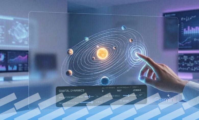 «جوجل» تطلق ميزة النماذج ثلاثية الأبعاد التفاعلية في «Gemini»