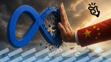 الصين تلغي صفقة استحواذ شركة ميتا على مانوس