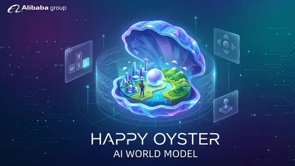 علي بابا تدخل سباق «نماذج العالم» بإطلاق نموذج «Happy Oyster» لتطوير الألعاب ثلاثية الأبعاد 