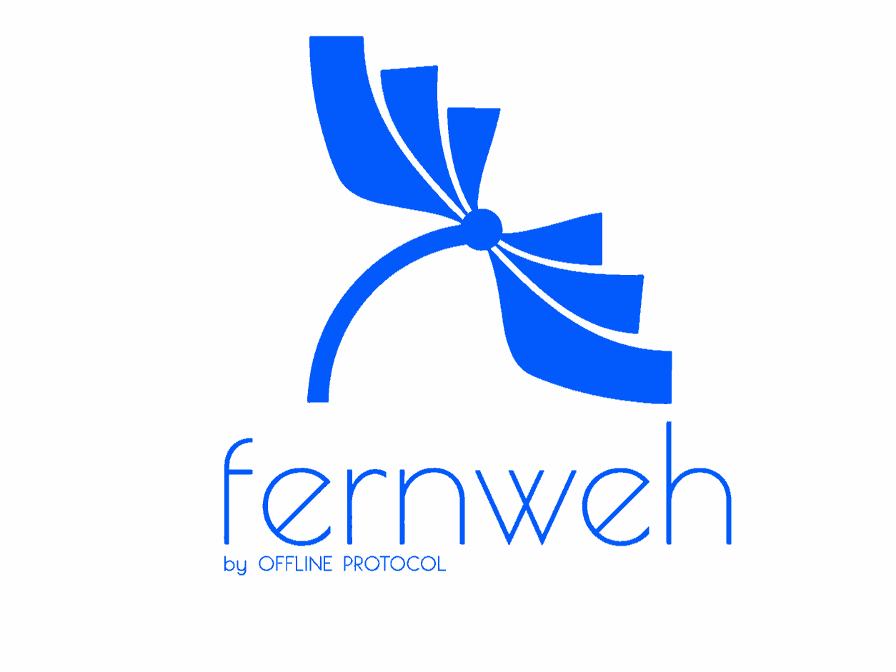لوجو تطبيق Fernweh للتواصل بدون إنترنت offline عبر mesh-wifi