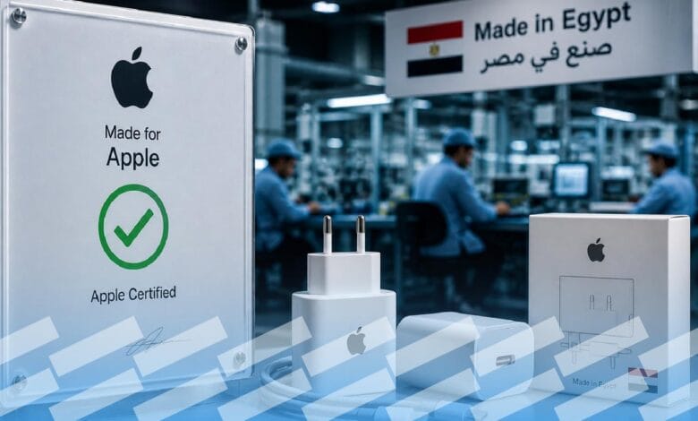 شواحن مصرية الصنع تحصل على اعتماد «أبل» لأول مرة في الشرق الأوسط