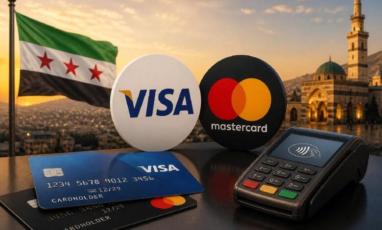 رسمياً: «Visa» و«Mastercard» في سوريا