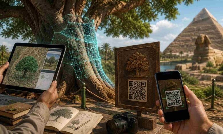 مصر التوثيق الرقمي للأشجار التاريخية